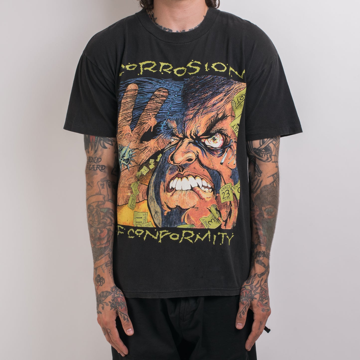 Vintage 1991 Corrosion Of Conformity Reality Comes Crawling T-Shirt
