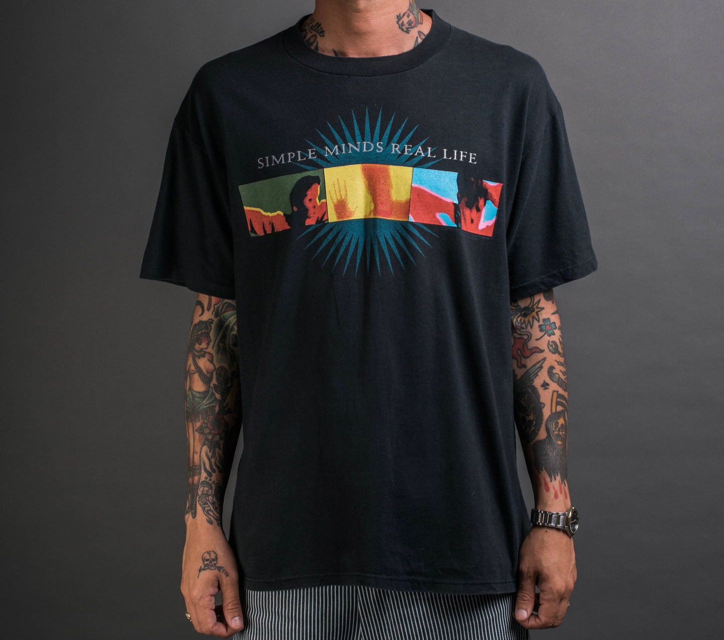 Vintage 1991 Simple Minds The Real Live Tour T-Shirt