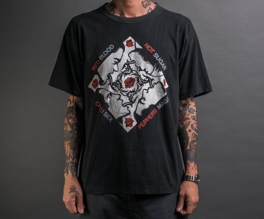 Vintage 90’s Red Hot Chili Peppers Blood Sugar Sex Magik Boot T-Shirt