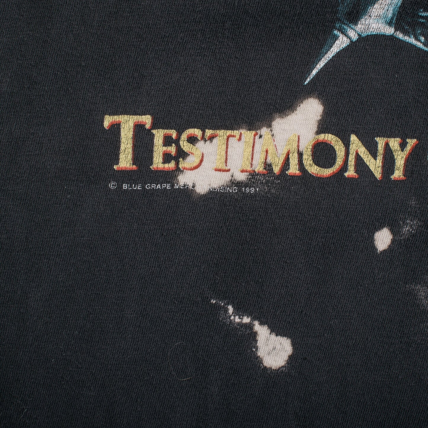 Vintage 1991 Pestilence Testimony Of The Ancients T-Shirt