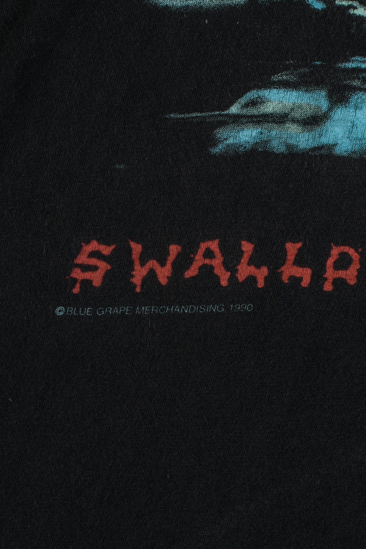 Vintage 1990 Sadus Swallowed in Black Tour T-Shirt