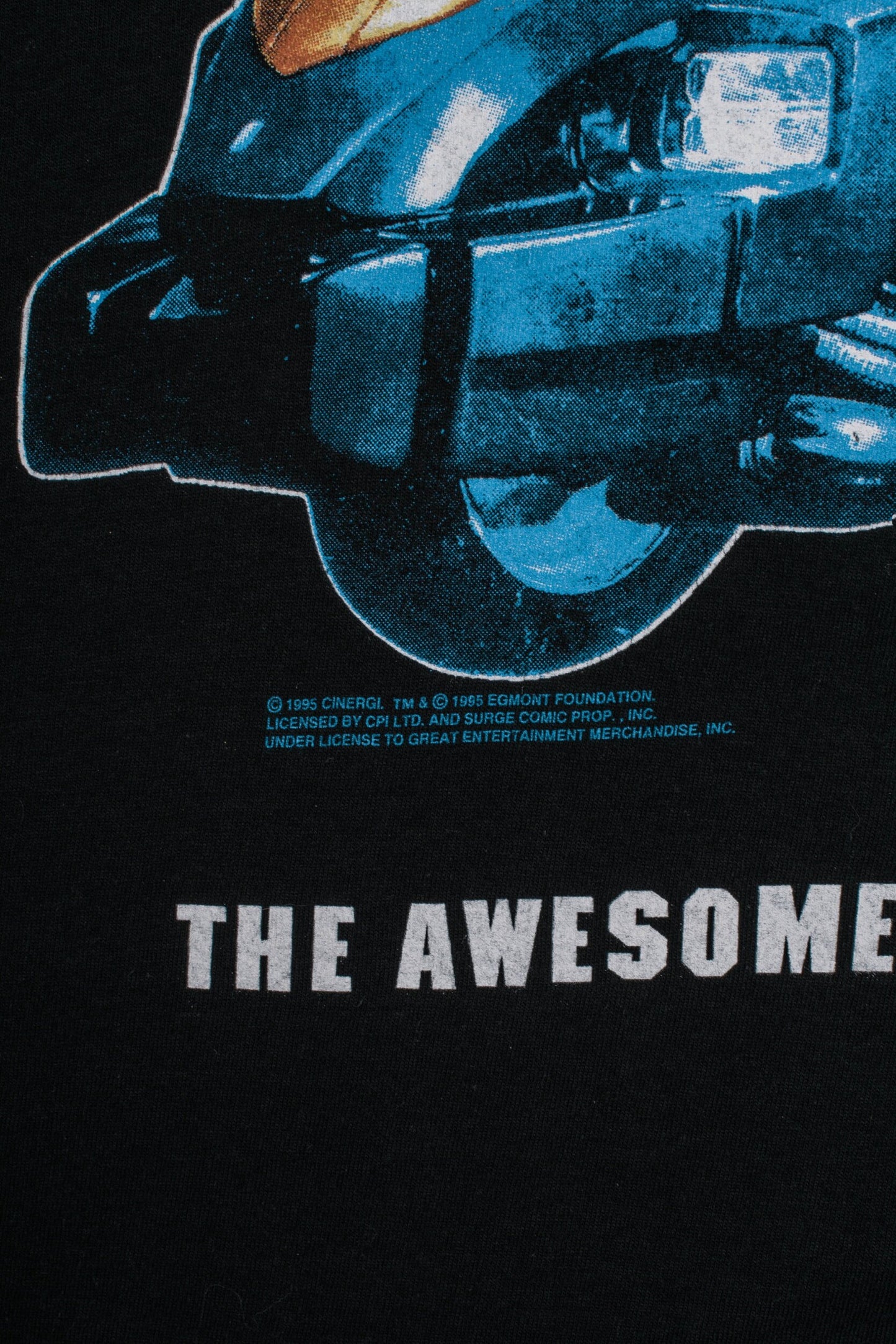 Vintage 1995 Judge Dredd The Awesome Lawmaster Video Game Promo T-Shirt