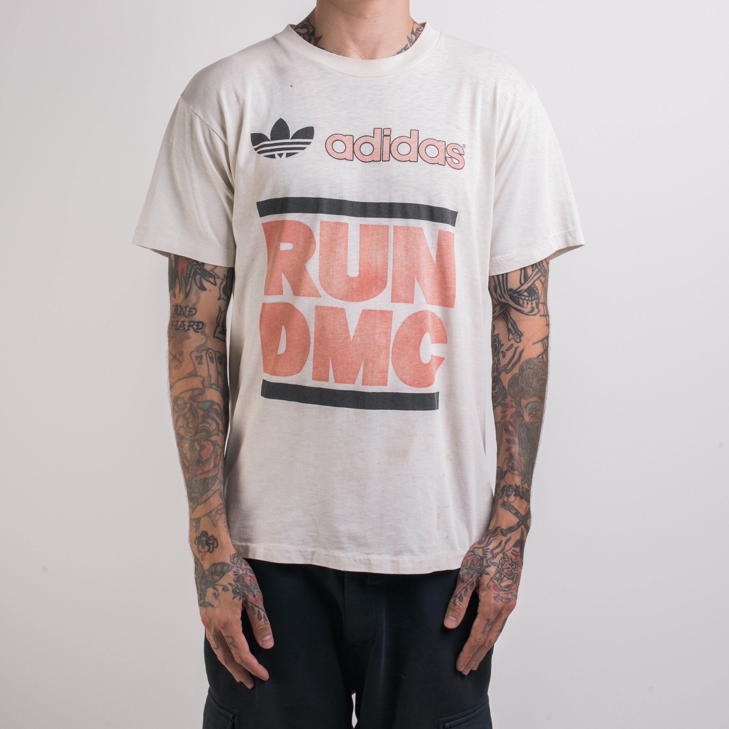 Vintage 80's Run-D.M.C My Adidas T-Shirt – Mills Vintage USA