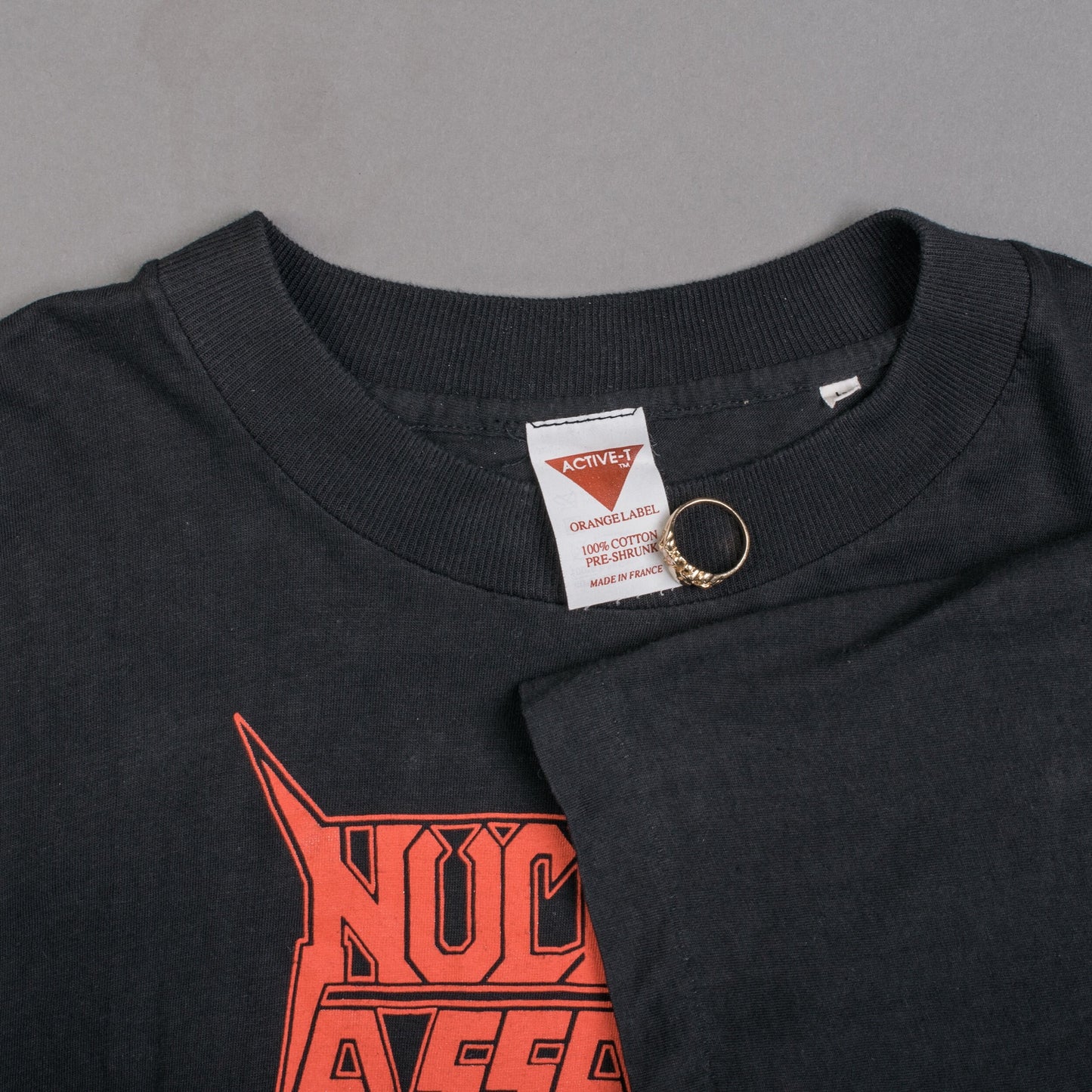 Vintage 1990 Nuclear Assault Handle With Care Tour T-Shirt