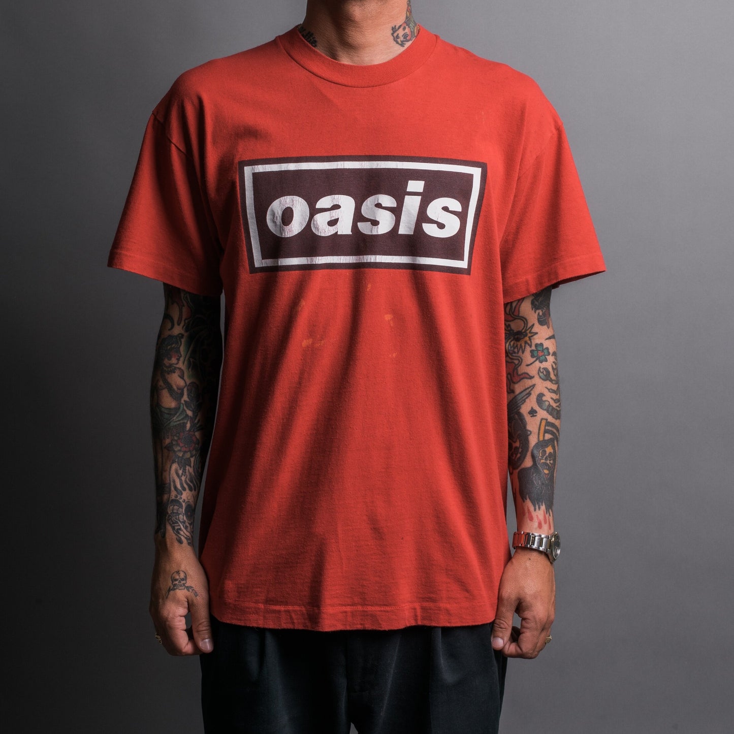 Vintage 90’s Oasis Box Logo T-Shirt