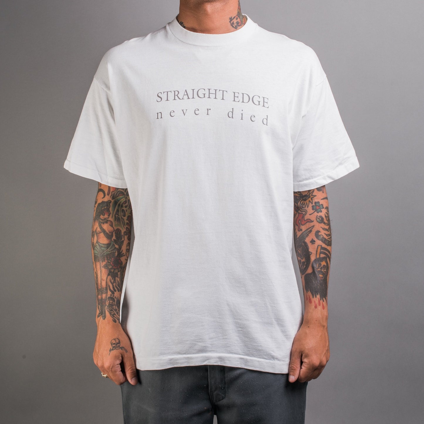 Vintage 90’s Devil’s Head Straight Edge T-Shirt