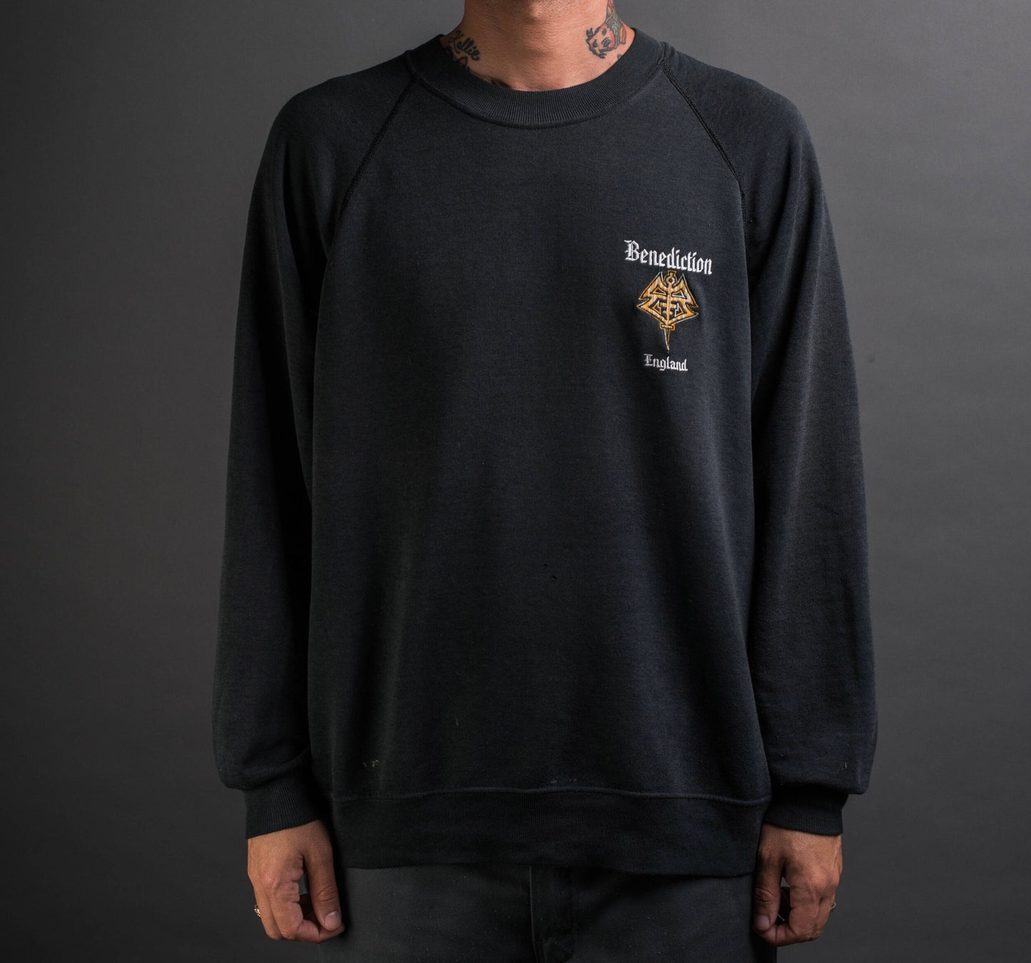 Vintage 90’s Benediction Embroidery Sweatshirt