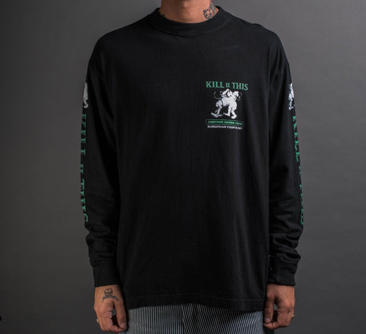 Vintage 1996 Kill II This Another Cross To Bare Tour Longsleeve