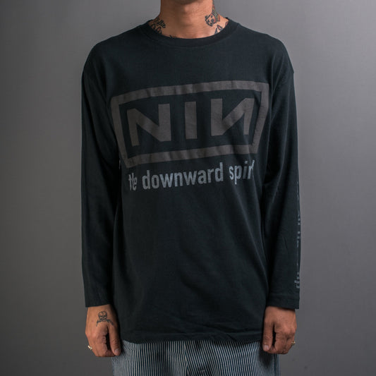 Vintage 1998 Nine Inch Nails Downward Spiral Longsleeve