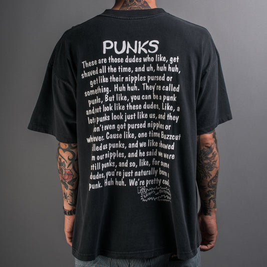 Vintage 1995 Beavis And Butthead Punks T-Shirt