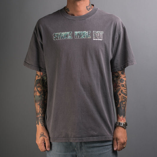 Vintage 90’s Serial Killer Skateboard Smoke More Pot T-Shirt