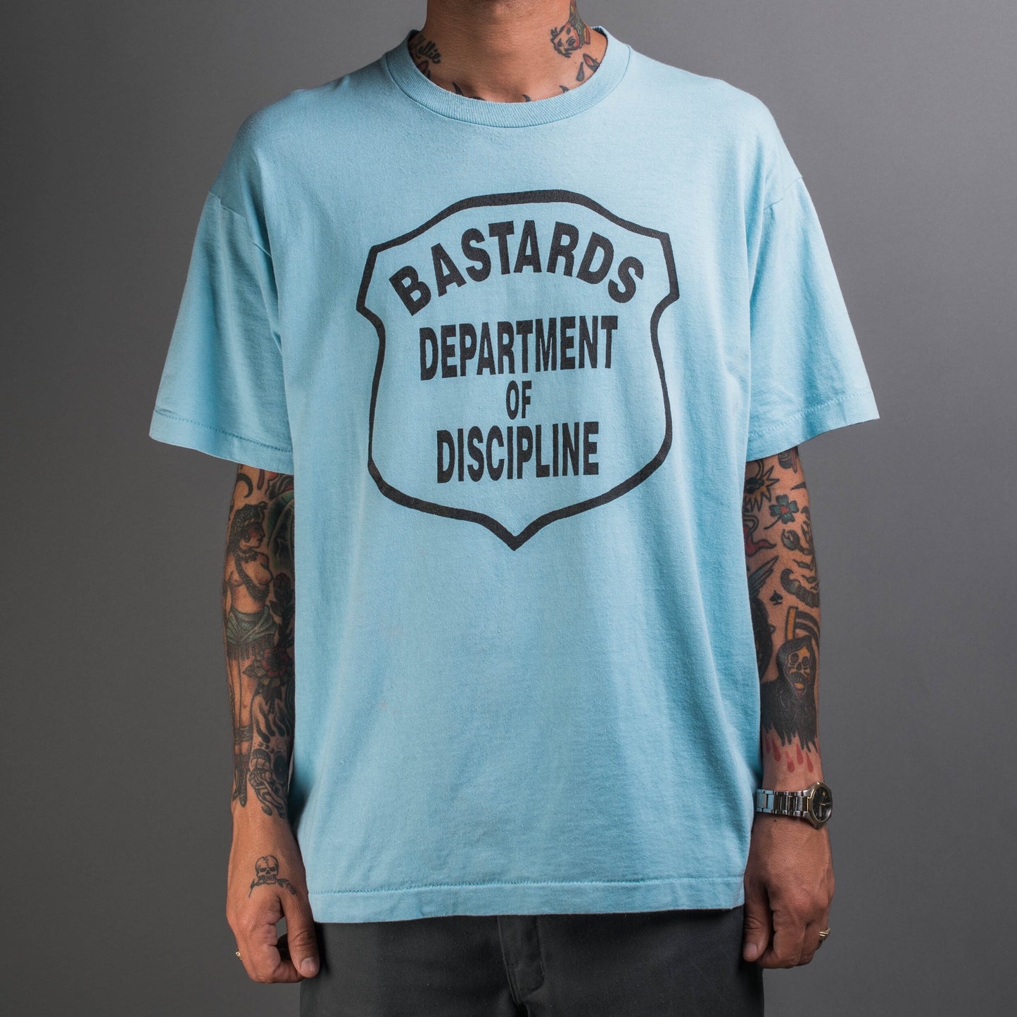 Vintage 90’s Glitterhouse Records Bastard Department of Discipline T-Shirt