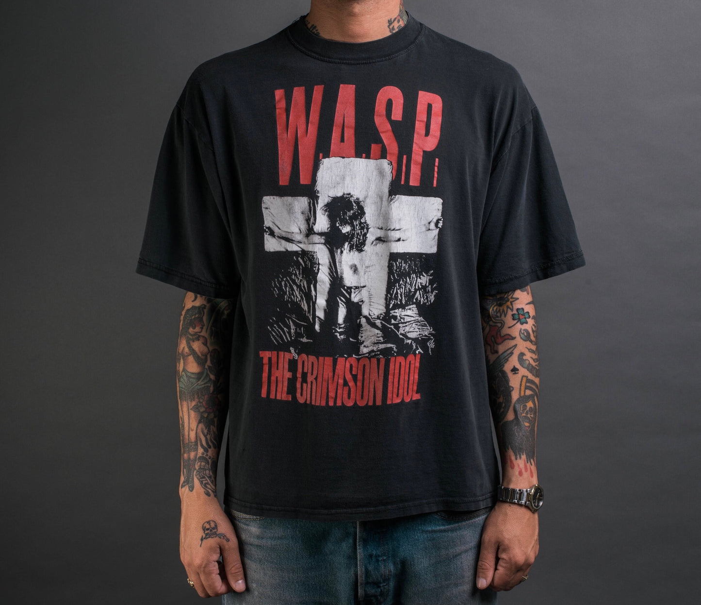 Vintage 90’s W.A.S.P The Crimson Idol T-Shirt