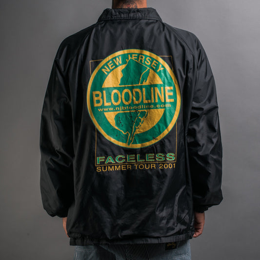 Vintage NJ Bloodline Faceless Tour Windbreaker