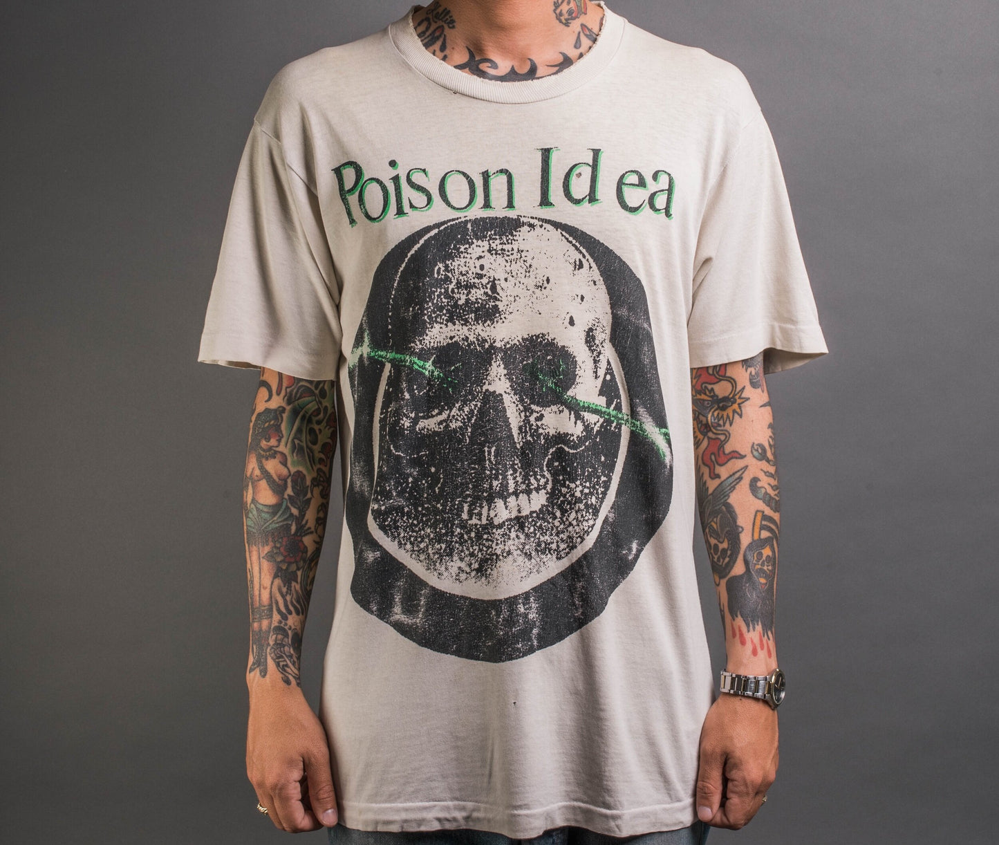 Vintage Early 90’s Poison Idea Official Bootleg T-Shirt
