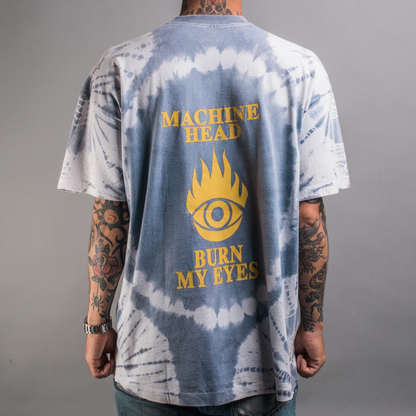 Vintage 90’s Machine Head Burn My Eyes Tie Dye T-Shirt