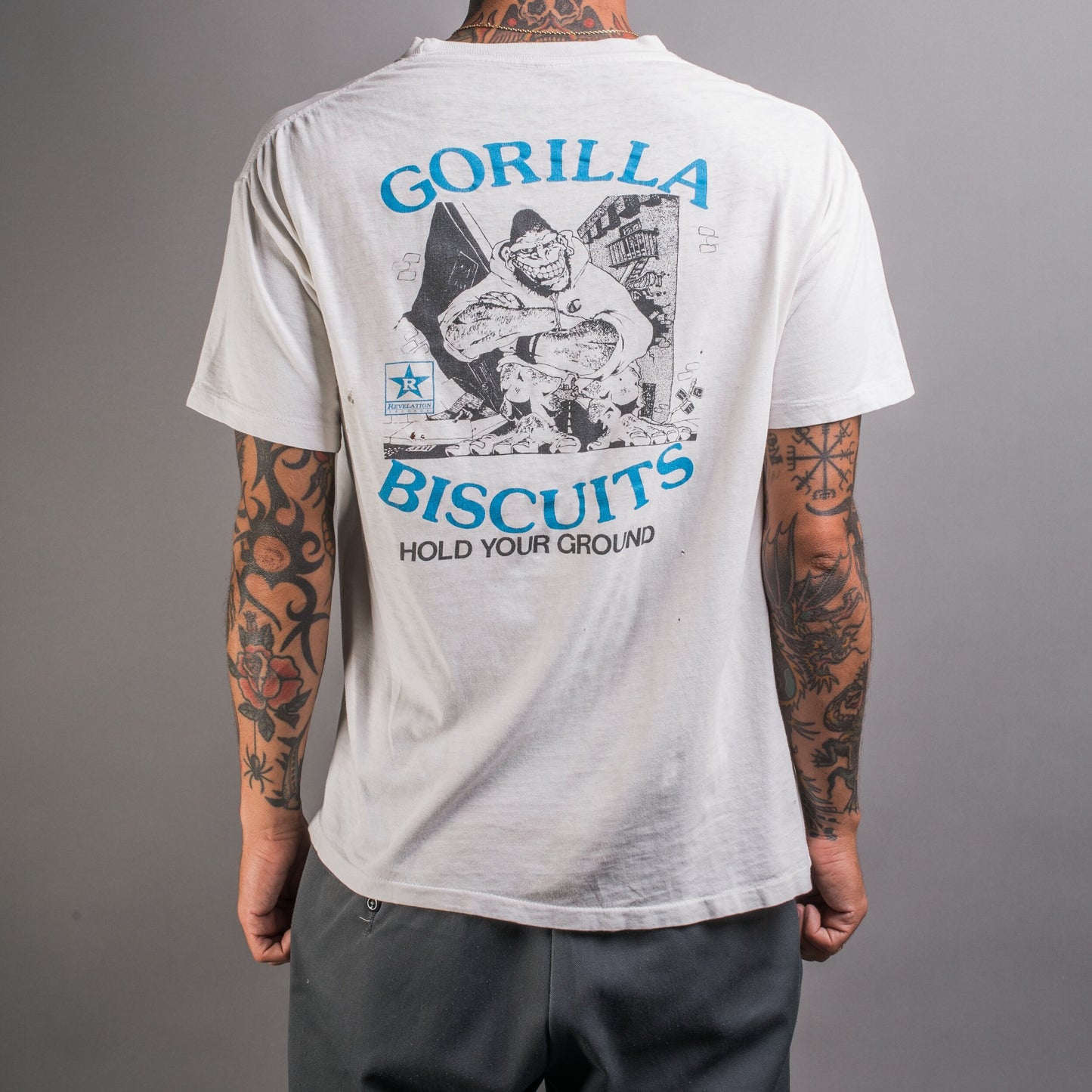 Vintage 80’s Gorilla Biscuits Hold Your Ground T-Shirt