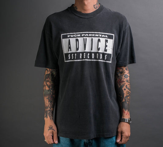 Vintage 90’s SST Records Fuck Parental Advice T-Shirt