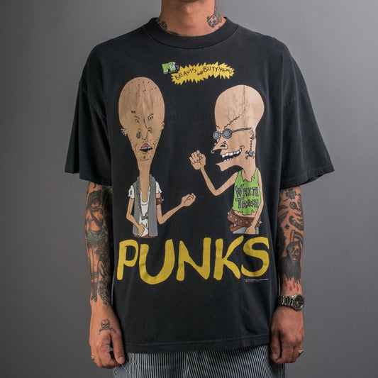 Vintage 1995 Beavis And Butthead Punks T-Shirt