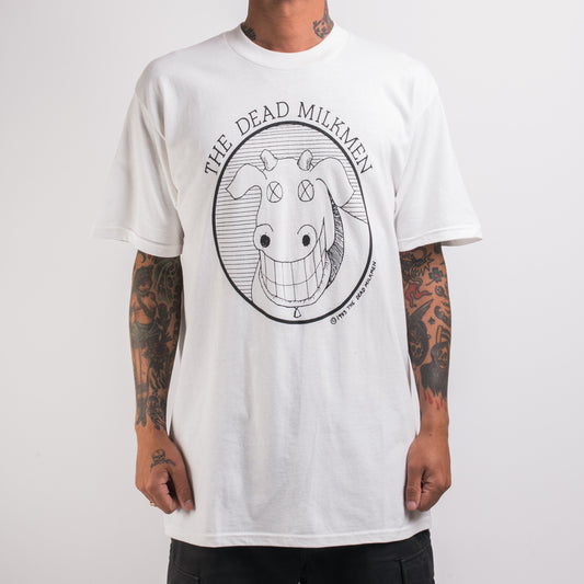 Vintage 1993 The Dead Milkmen Dick Is Coming Tour T-Shirt