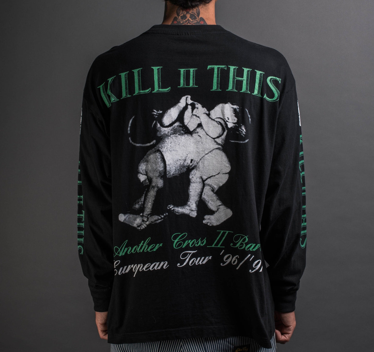 Vintage 1996 Kill II This Another Cross To Bare Tour Longsleeve