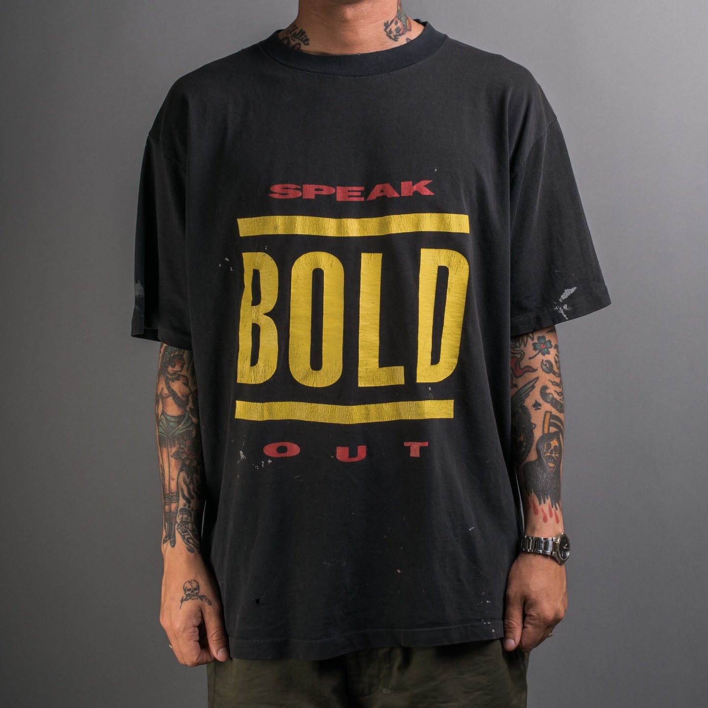 Vintage 90’s Bold Speak Out T-Shirt