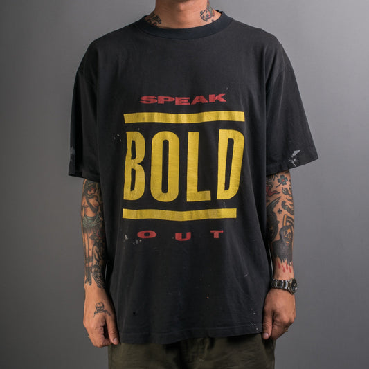 Vintage 90’s Bold Speak Out T-Shirt