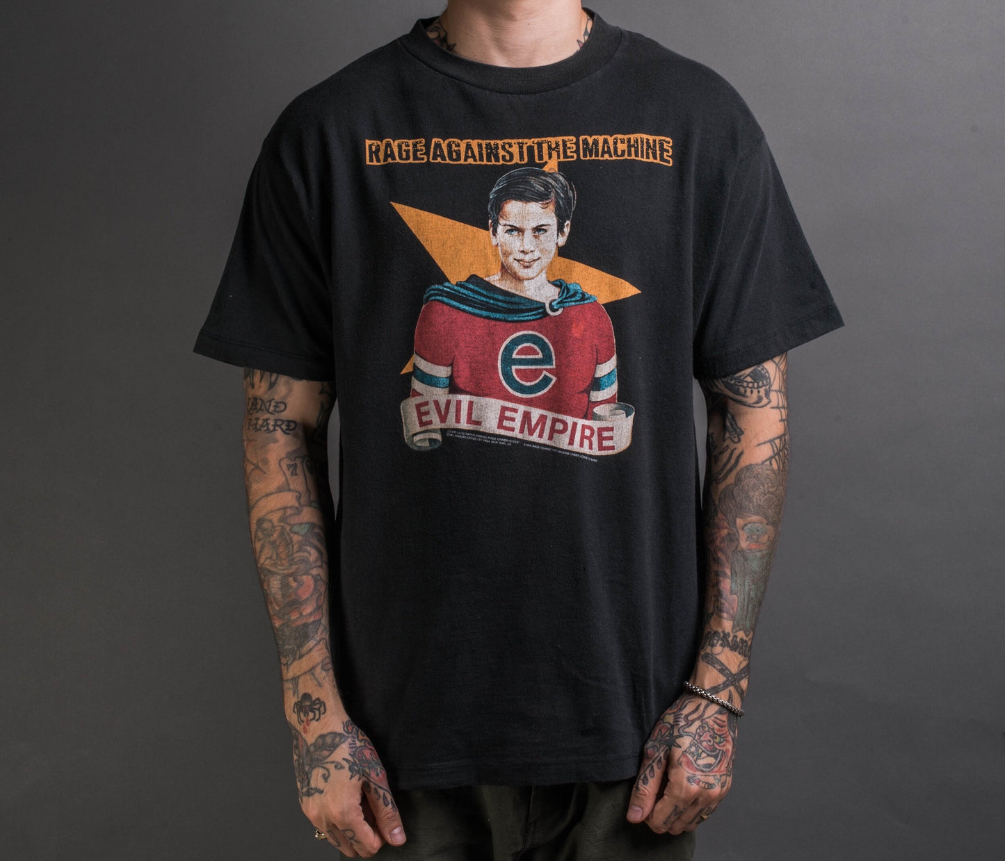 rage against the machine t shirt evil empire