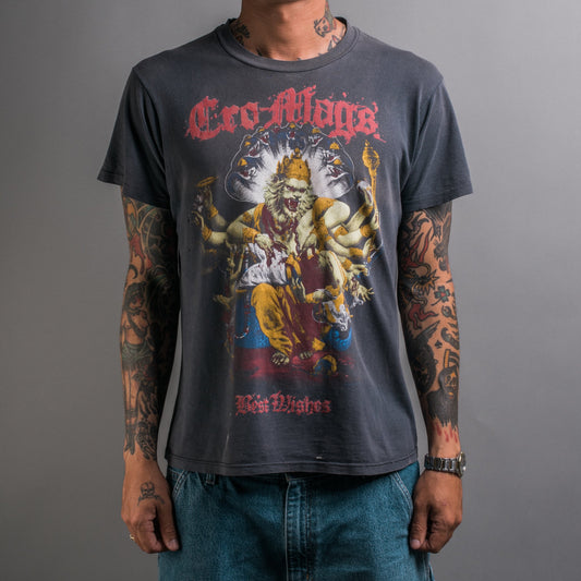Vintage 1989 Cro-Mags Down But Not Out Tour T-Shirt