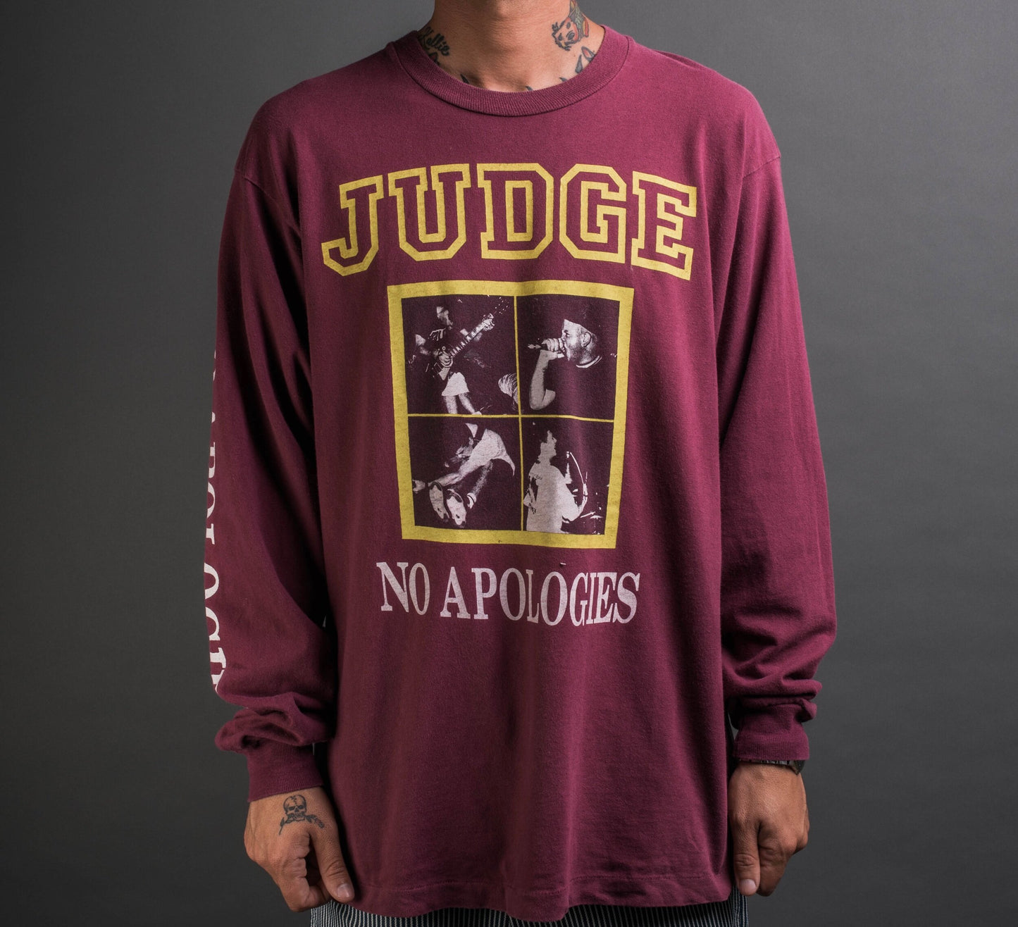 Vintage 90’s Judge No Apologies Longsleeve