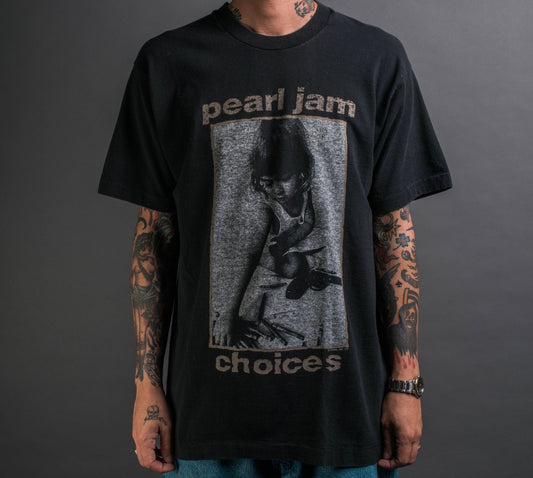 Vintage 1992 Pearl Jam Choices T-Shirt