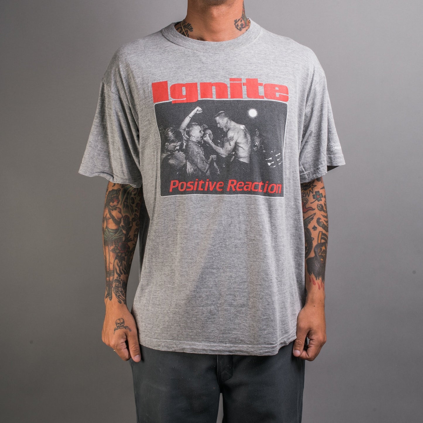 Vintage 90’s Ignite Positive Reaction T-Shirt