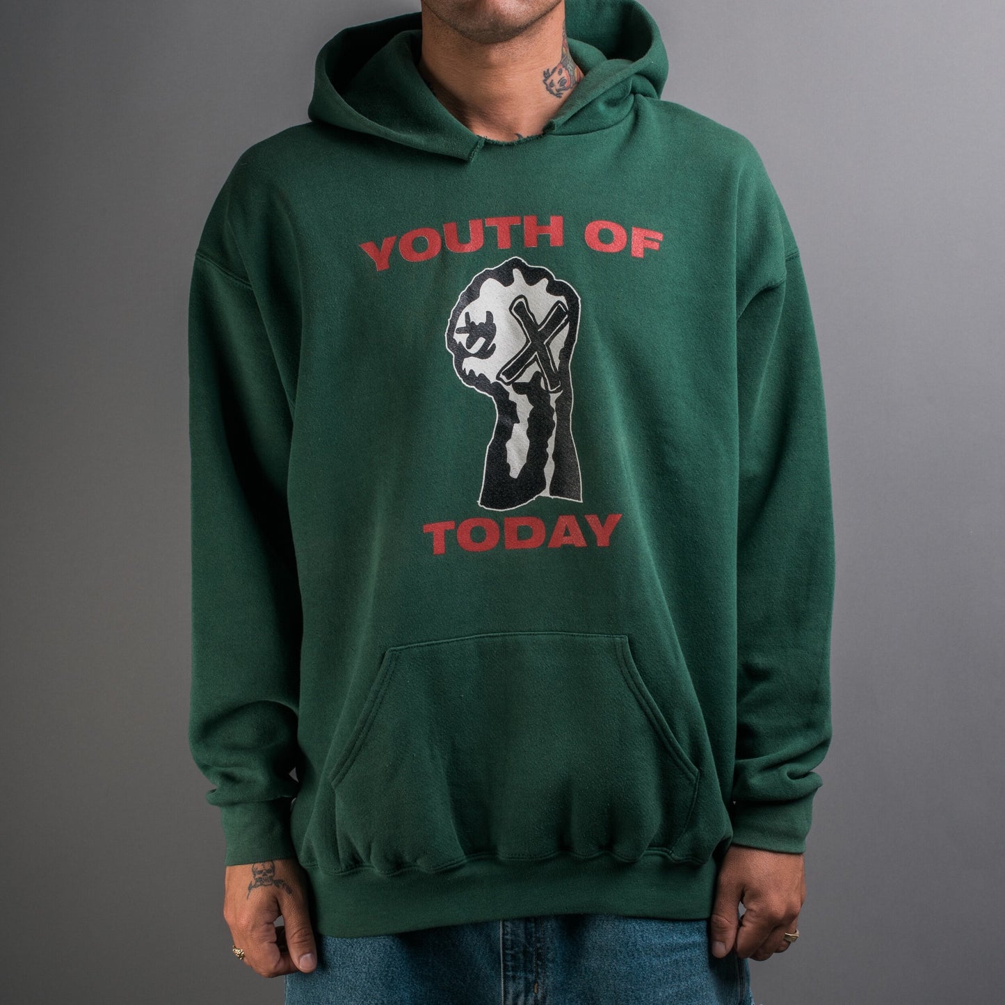 Vintage 90’s Youth Of Today Positive Outlook Hoodie