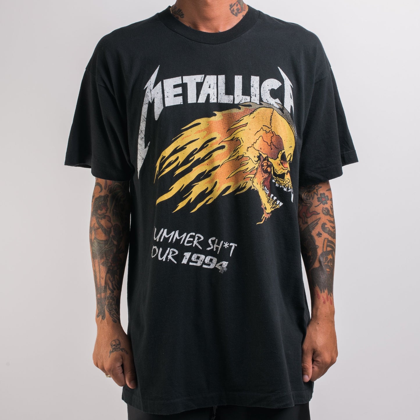 Vintage 1994 Metallica Summer Shit Tour Boot T-Shirt