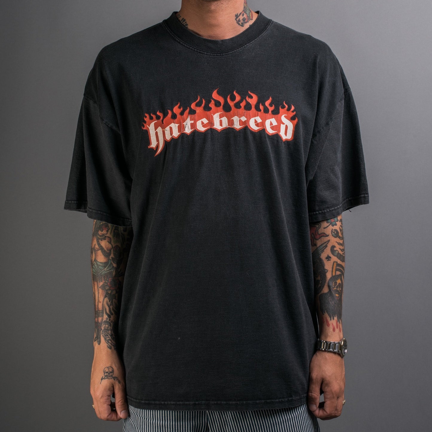 Vintage 1998 Hatebreed Burial For The Living Tour T-Shirt