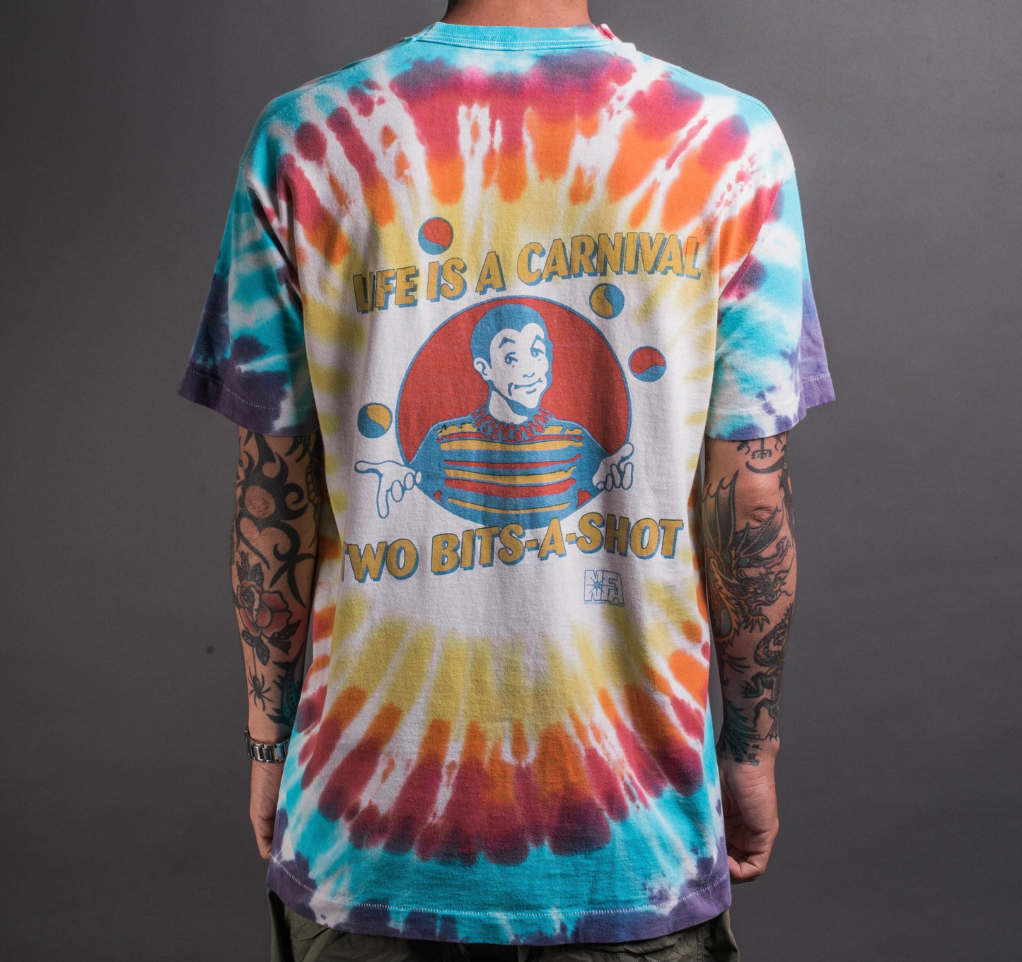 Vintage 90’s The Band Life Is A Carnaval Tie Dye T-Shirt