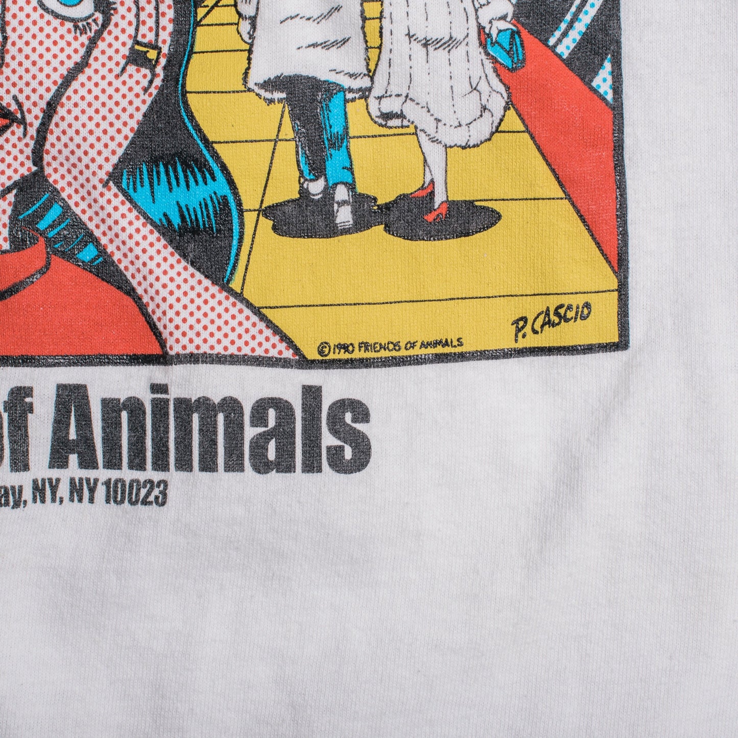 Vintage 1990 Friends Of Animals T-Shirt