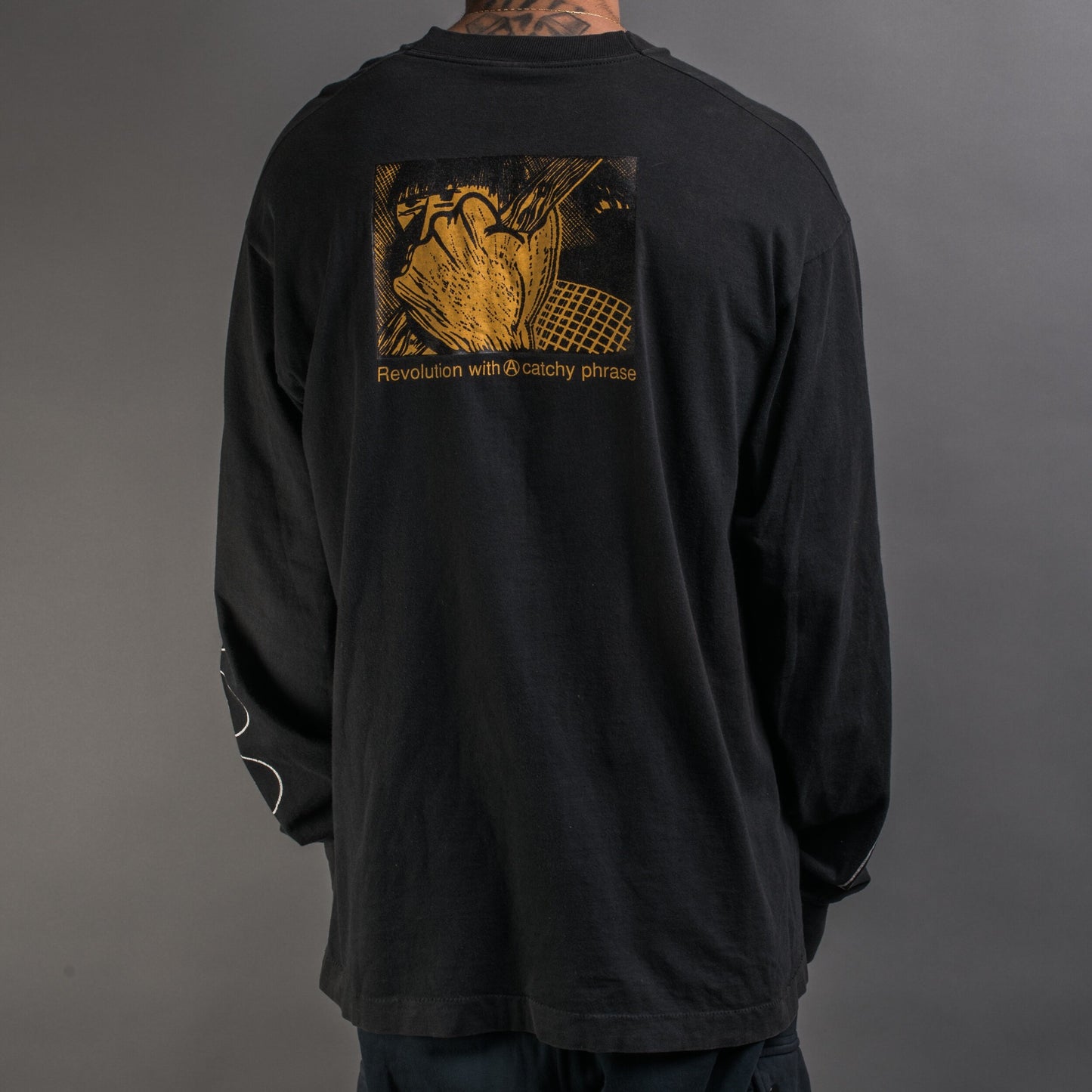 Vintage 90’s Refused Revolution With A Catchy Phrase Longsleeve