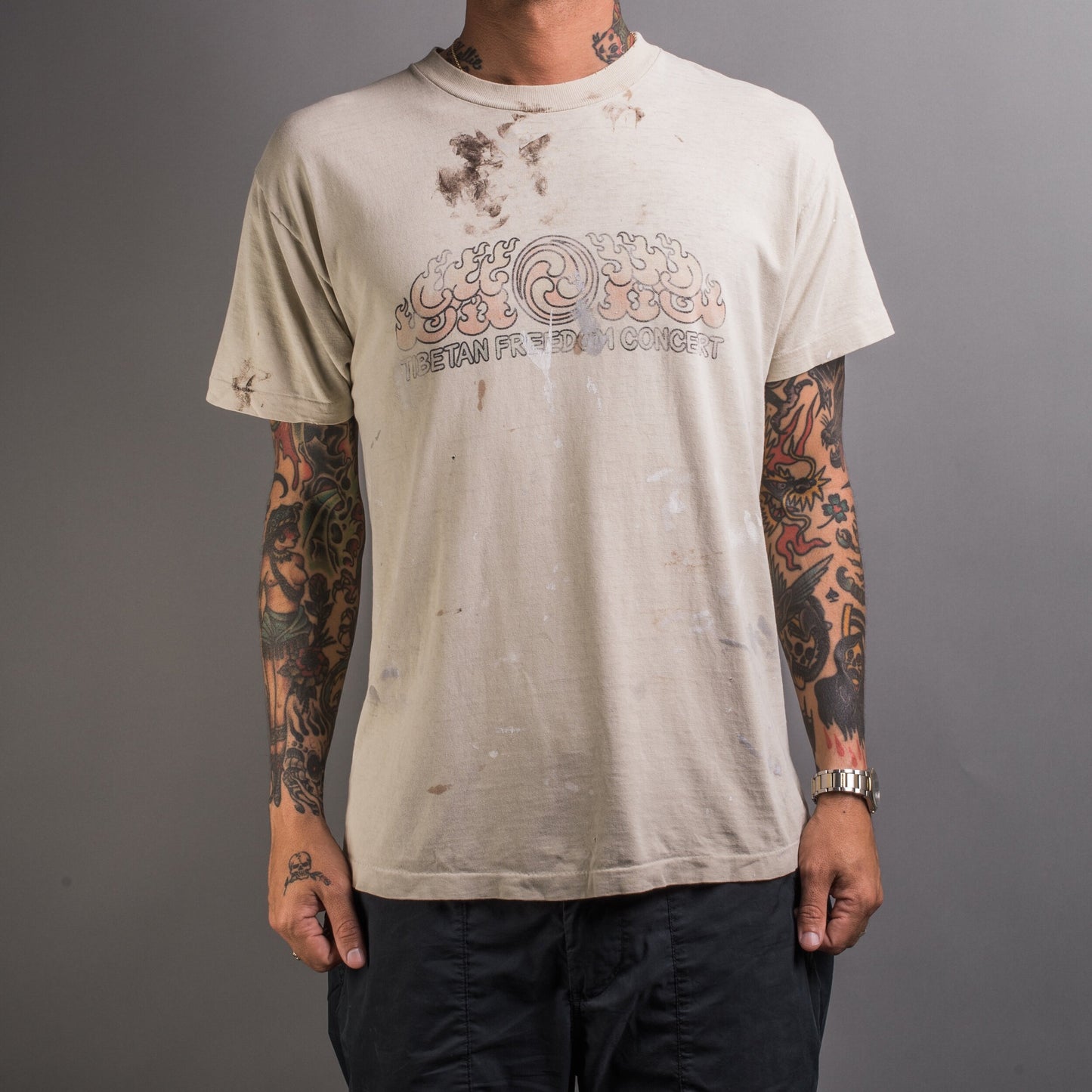 Vintage 1997 Tibetan Freedom Concert T-Shirt