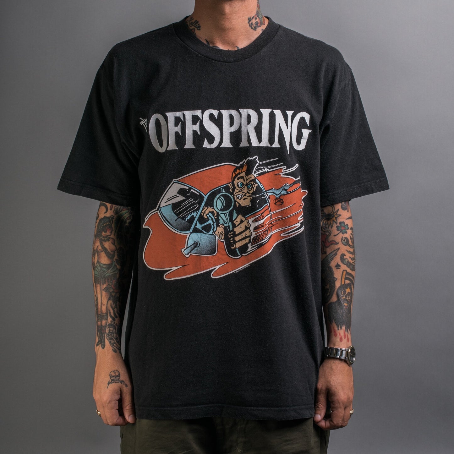 Vintage 1998 The Offspring Stupid Dumbshit Goddam Motherfucker T-Shirt