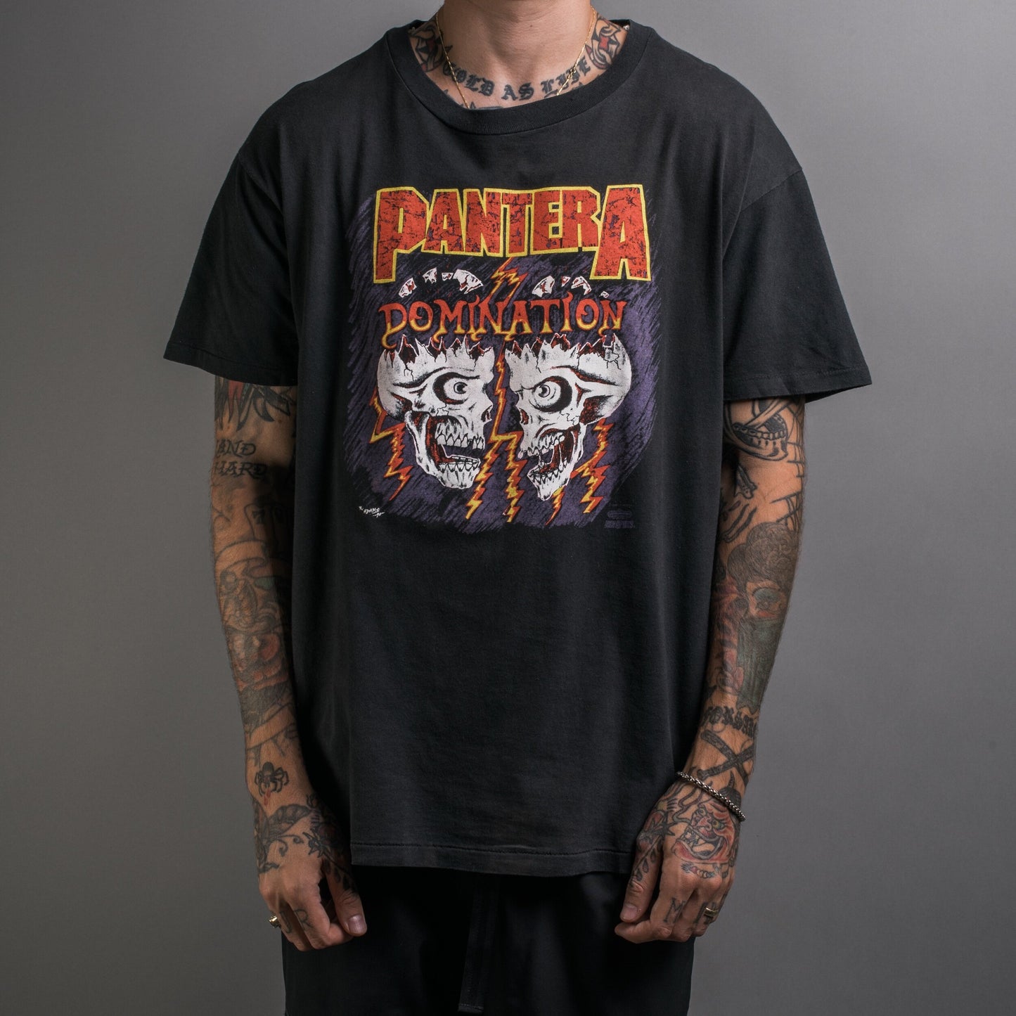 Vintage 1991 Pantera Domination T-Shirt