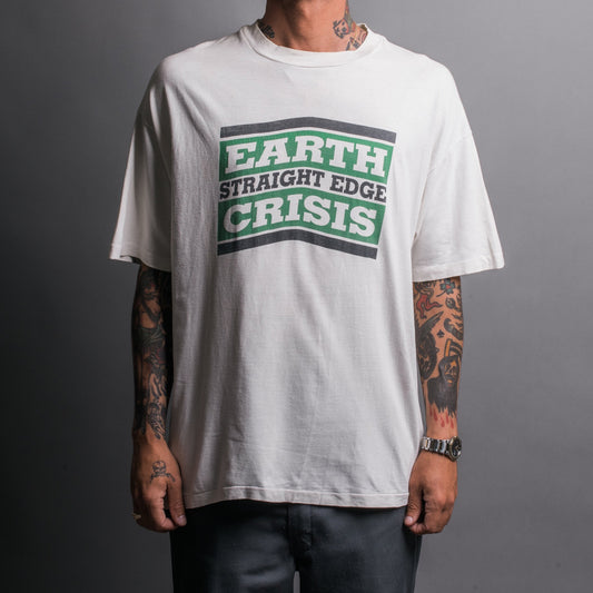 Vintage 90’s Earth Crisis Chain Of Strength Rip T-Shirt