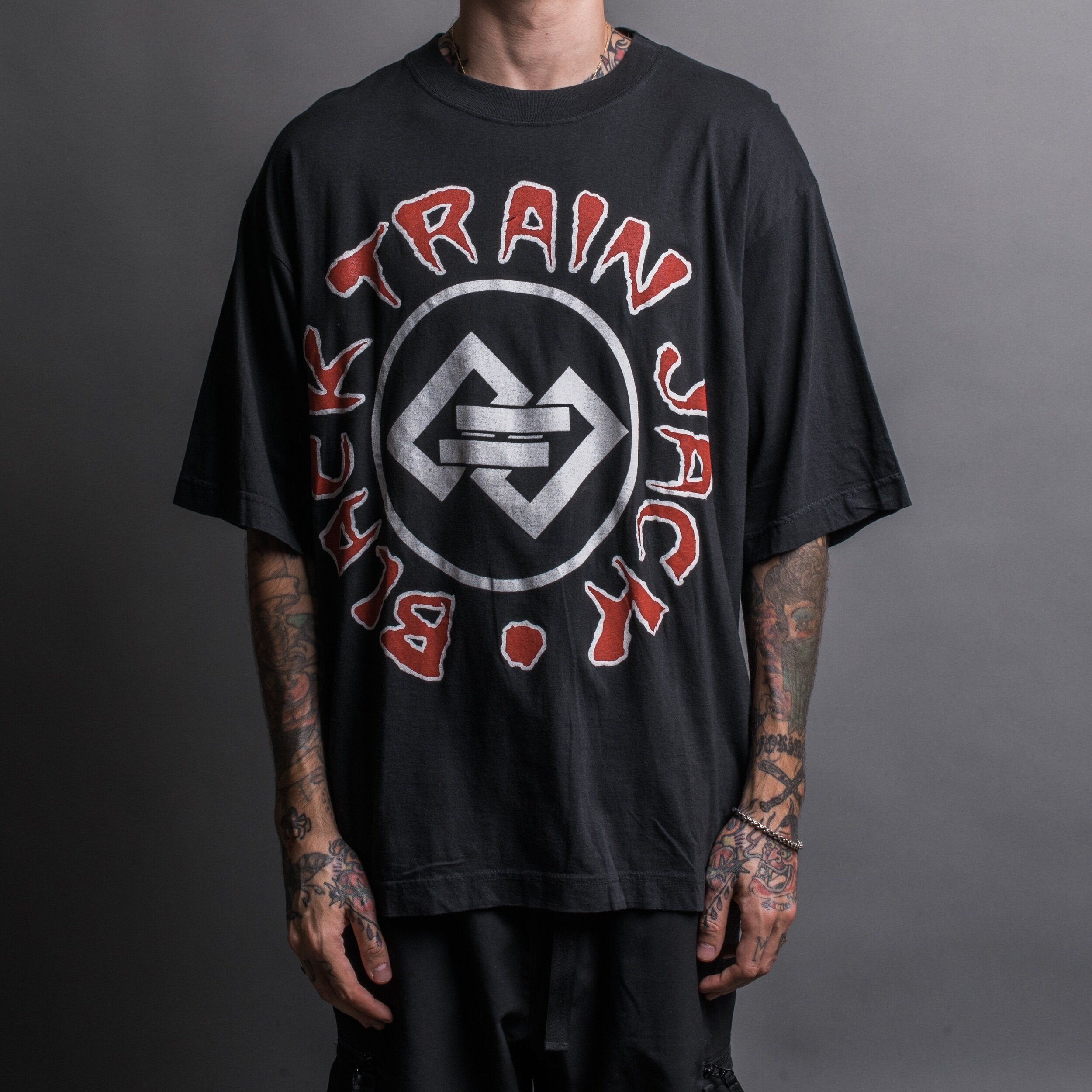 Vintage 90's Black Train Jack T-Shirt – Mills Vintage USA