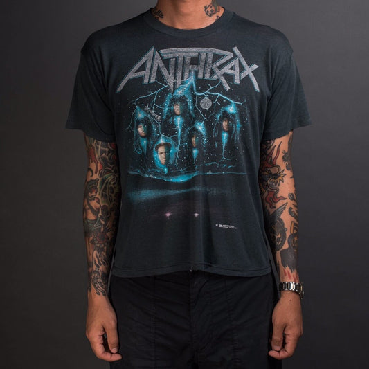 Vintage 1990 Anthrax Persistence of Time T-Shirt