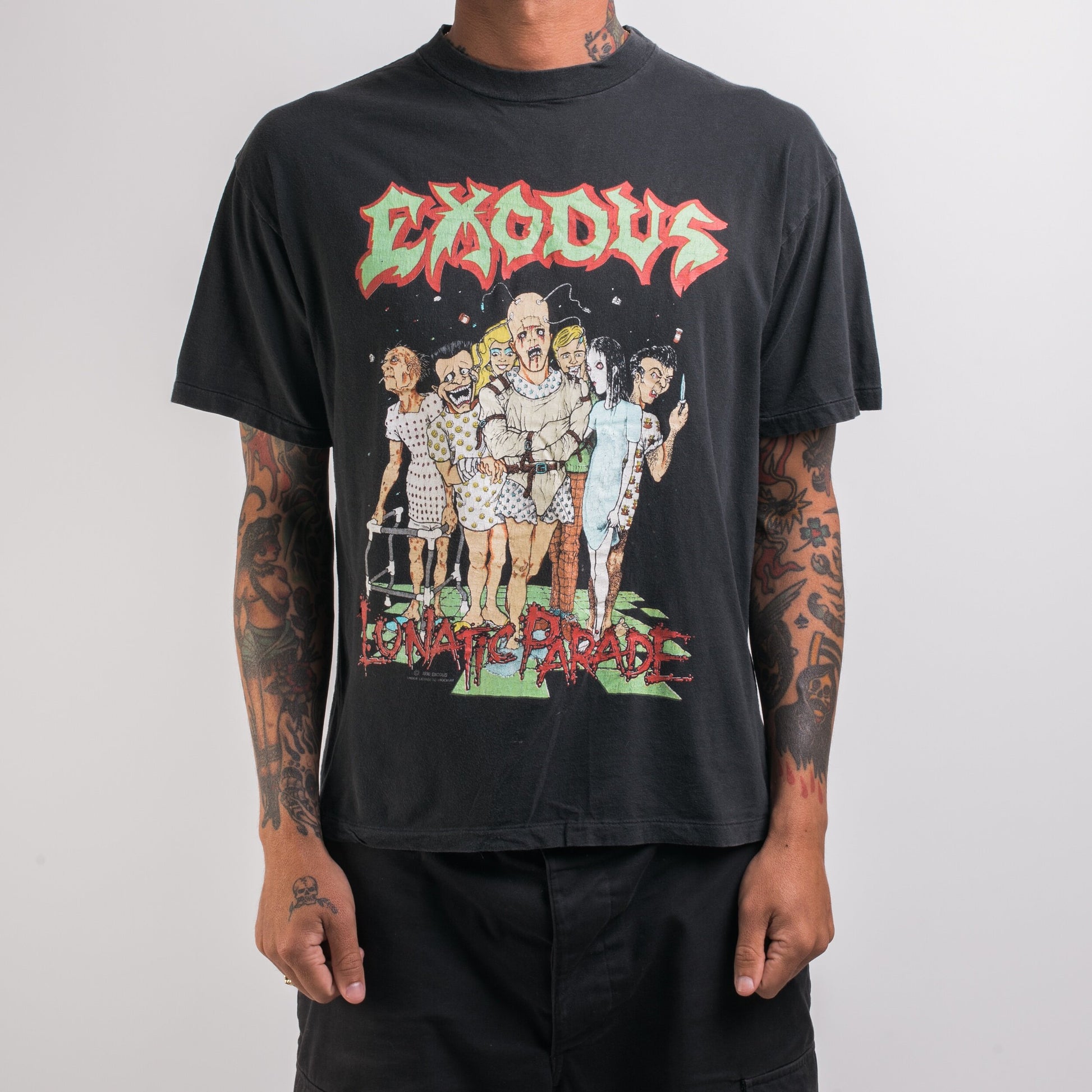 Exodus Spitting Image Of A Man In Hell Tour 1989 T-Shirt Exodus Spitting Image Of A Man In Hell Tour 1989 T-Shirt
