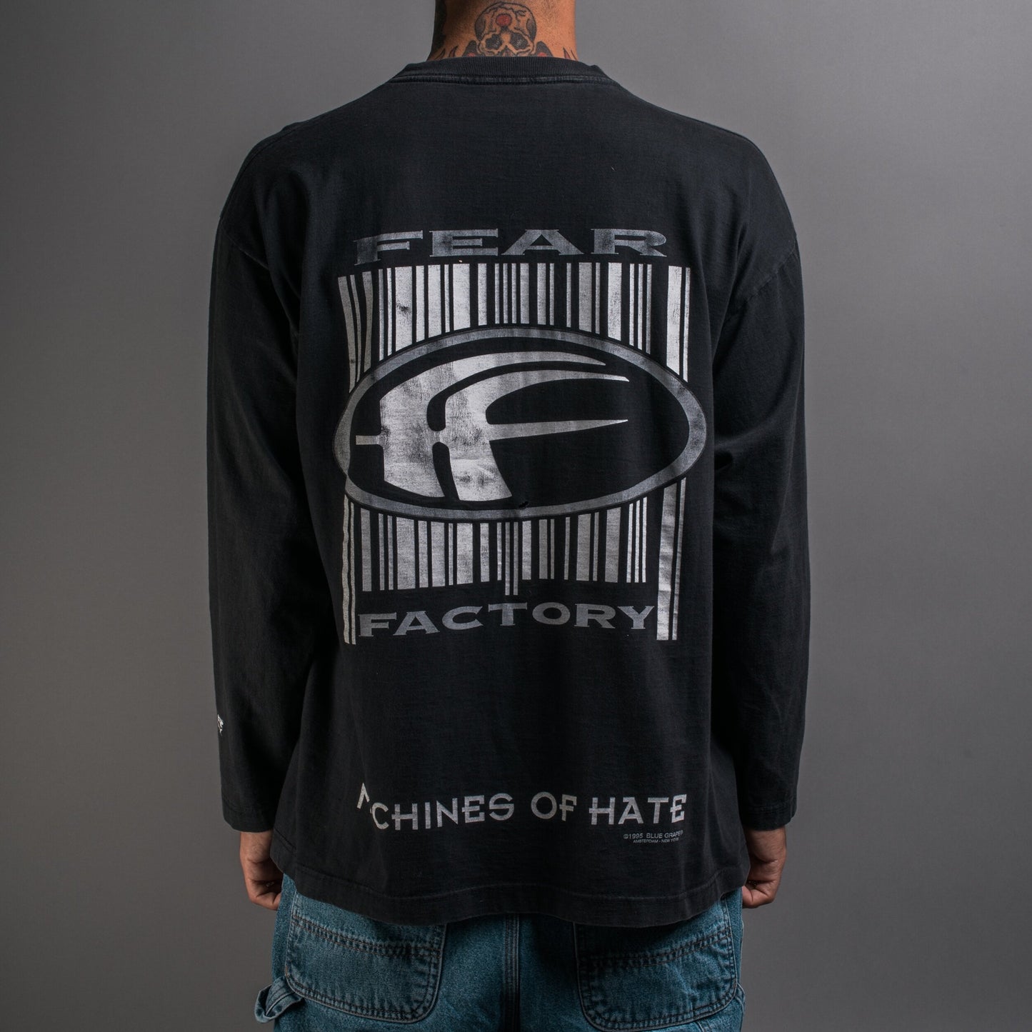 Vintage 1995 Fear Factory Machines Of Hate Longsleeve