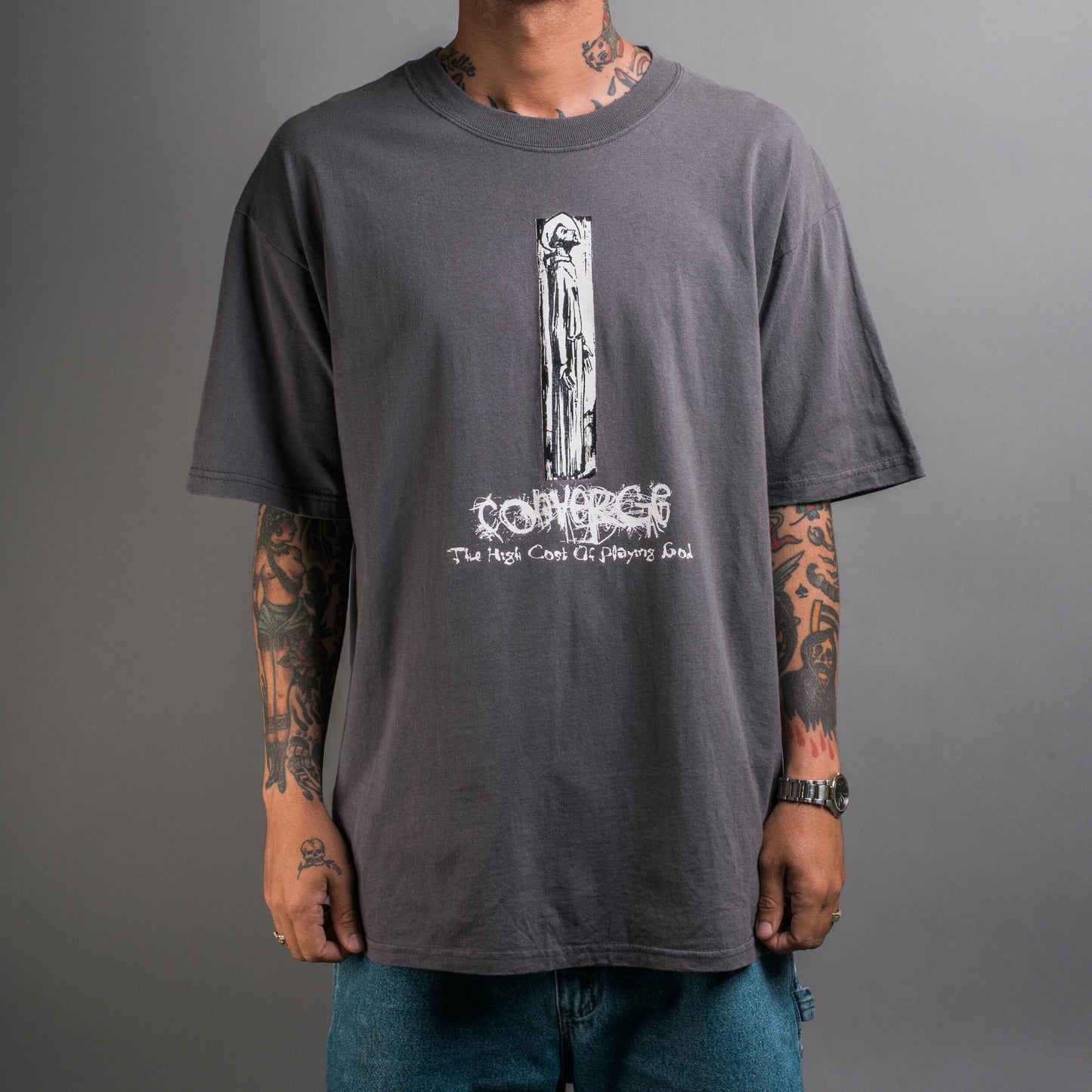 Vintage 90’s Converge The High Cost Of Playing God T-Shirt