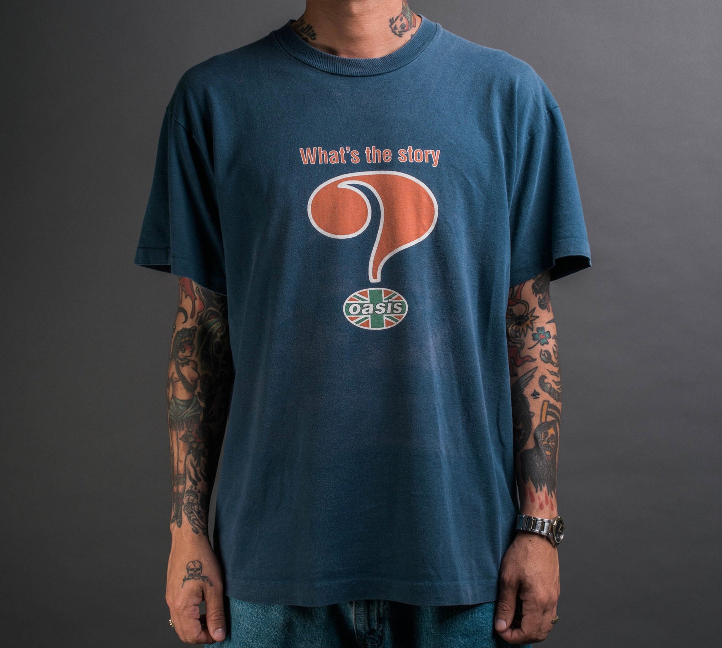 Vintage 90’s Oasis What’s The Story T-Shirt