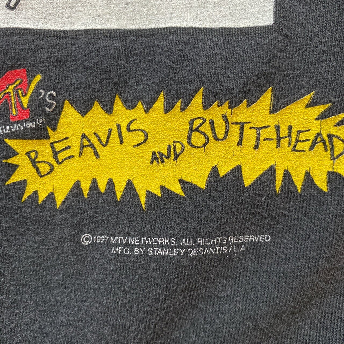 Vintage 1997 Beavis and Butthead Cornholio TShirt Mills Vintage USA