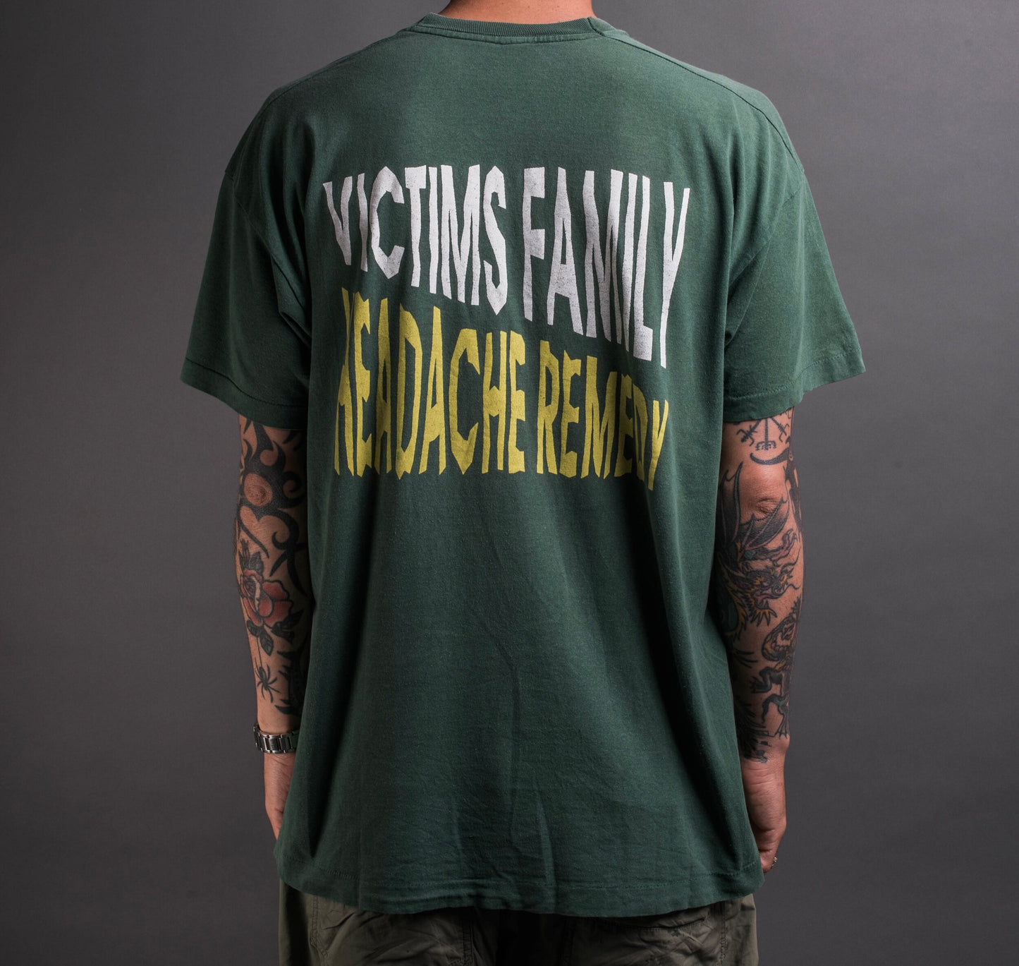 Vintage 90’s Victims Family Headache Remedy T-Shirt